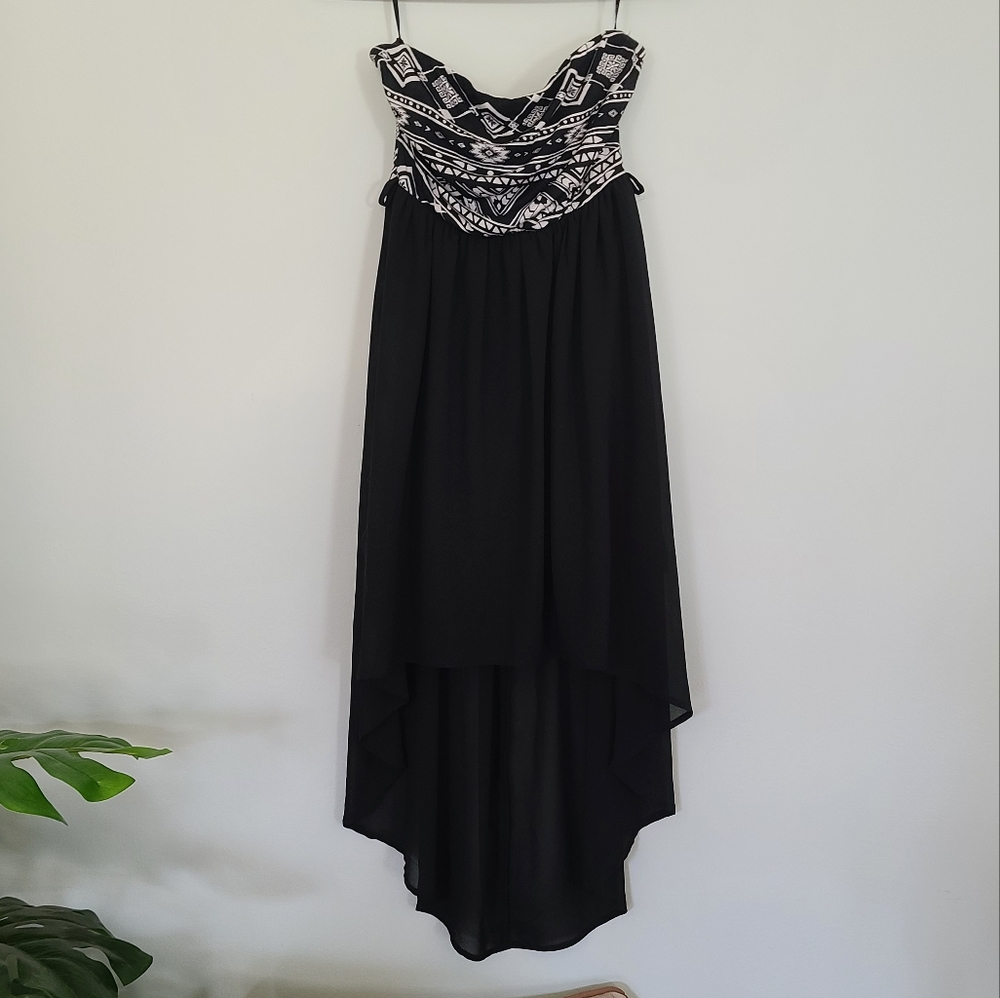 Forever 21 Strapless High to Low Dress